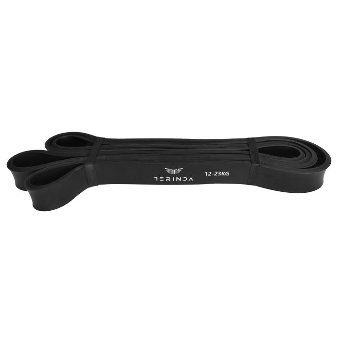 Terinda POWER BAND LATEX, traka fitnes, crna