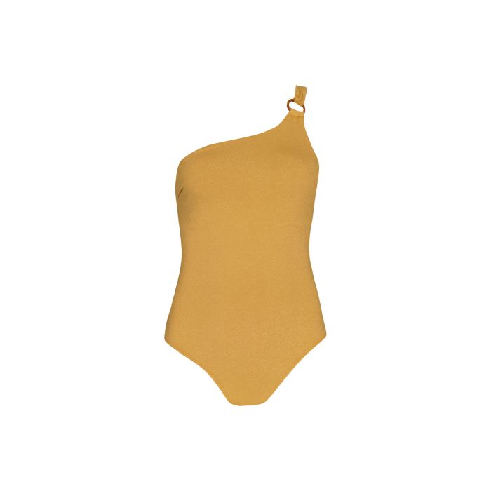 Barts ELVIOT ONE SHOULDER ONE PIECE, ženski kupaći kostim jednodjelni, žuta