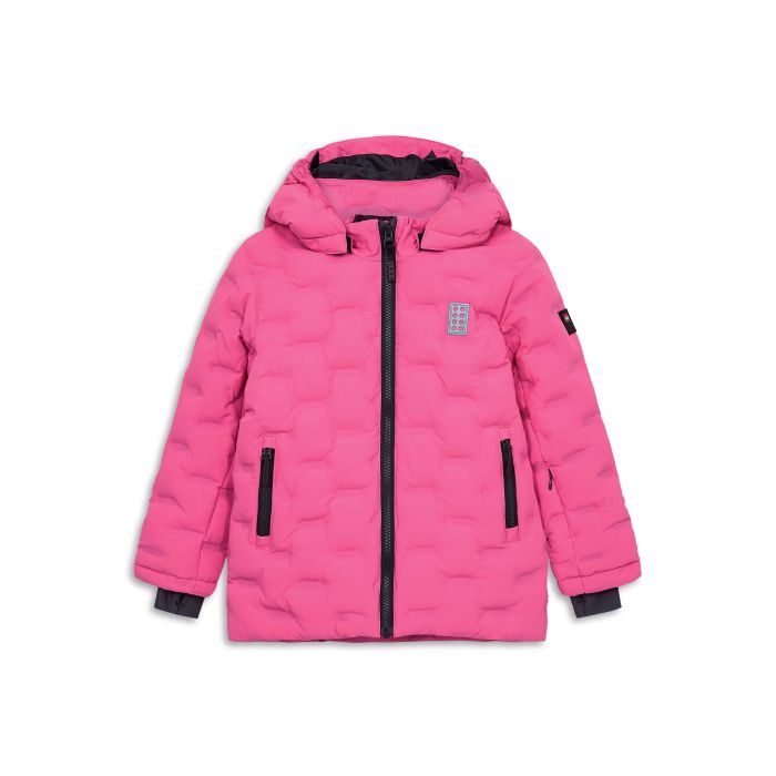 Lego kidswear LWJIPE 706, dječija skijaška jakna, roza