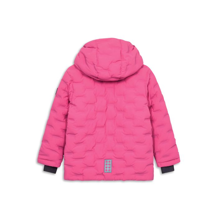 Lego kidswear LWJIPE 706, dječija skijaška jakna, roza