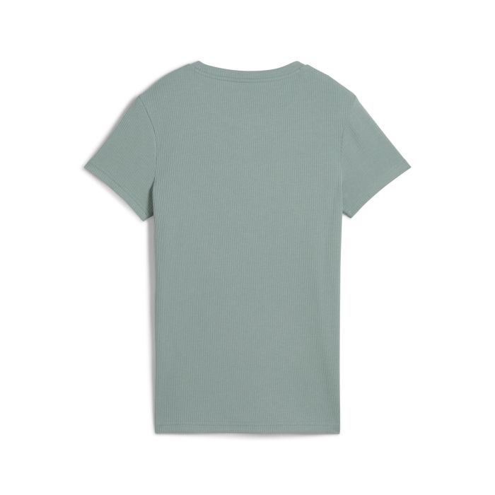 Puma ESS ELEVATED RIB TEE, ženska majica, zelena