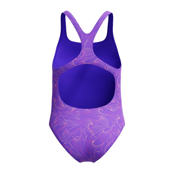 Speedo HYPRBM ALV MDLT 1PC JF, dječiji kupaći kostim jednodjelni, ljubičasta