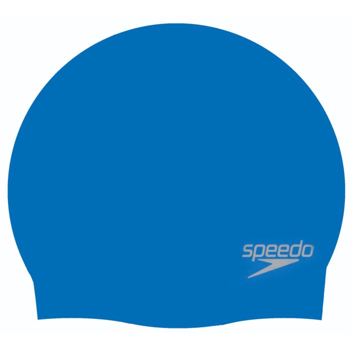 Speedo PLAIN MOULDED SILICONE CAP AU, kapa za plivanje, plava