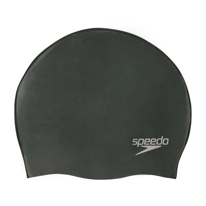 Speedo PLAIN MOULDED SILICONE CAP AU, kapa za plivanje, crna