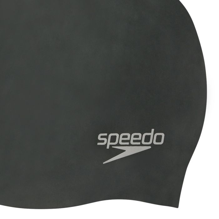 Speedo PLAIN MOULDED SILICONE CAP AU, kapa za plivanje, crna