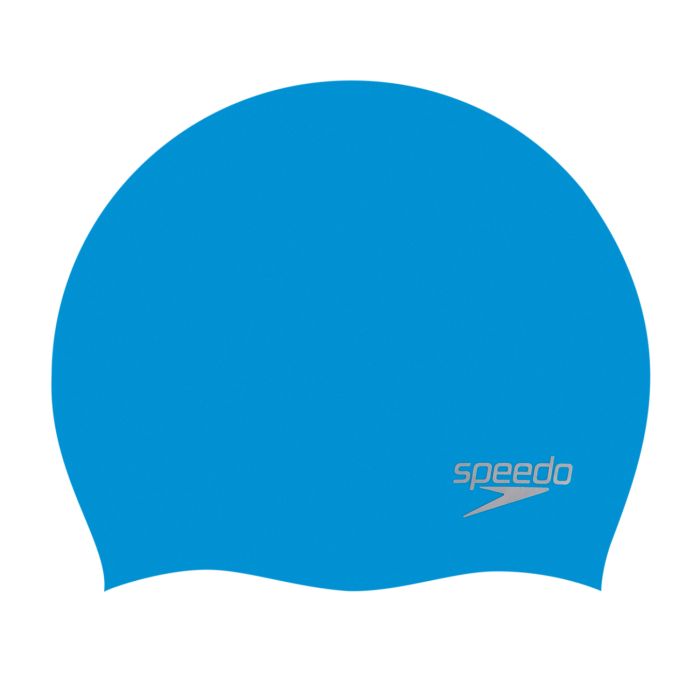 Speedo PLAIN MOULDED SILICONE CAP AU, kapa za plivanje, plava