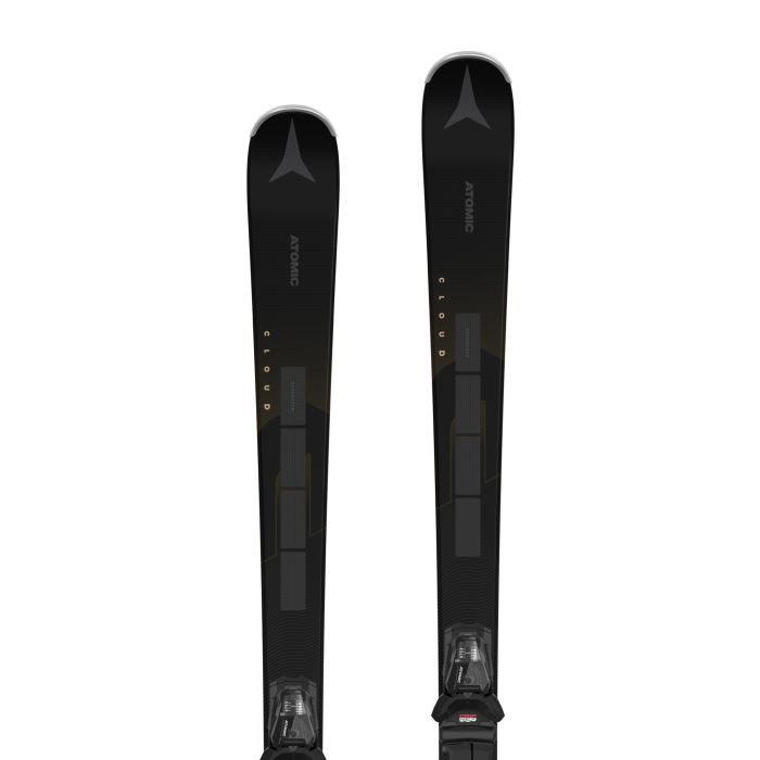 Atomic CLOUD C12 RVSK C LT + M 10 GW, set ženski race skija, crna