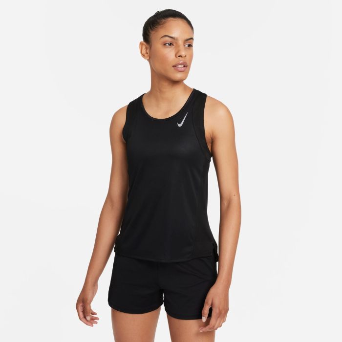 Nike W NK FAST DF TANK, ženska majica za trčanje, crna