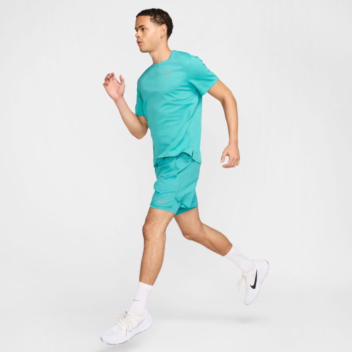 Nike M NK DF UV MILER SS, muška majica za trčanje, plava