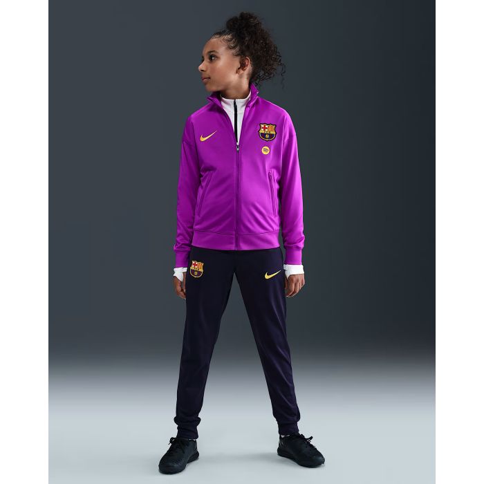Nike FCB Y NK DF STRK TRK SUIT K, dječija trenerka za nogomet, ljubičasta