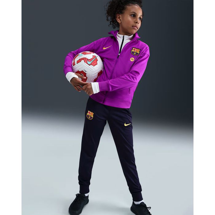Nike FCB Y NK DF STRK TRK SUIT K, dječija trenerka za nogomet, ljubičasta