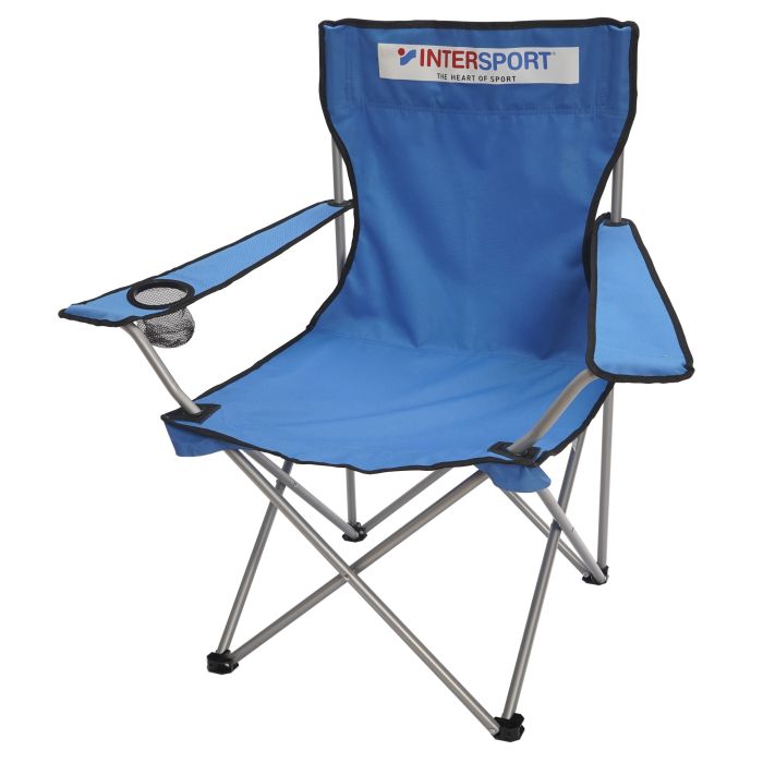 Intersport ARM CHAIR INTERSPORT LOGO, stolica kamp, plava