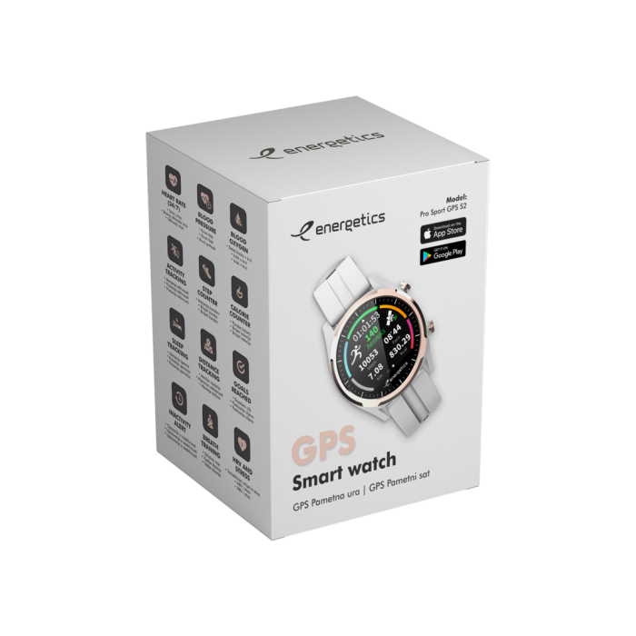 Energetics PRO SPORT GPS S2, sat višenamjenski, bijela