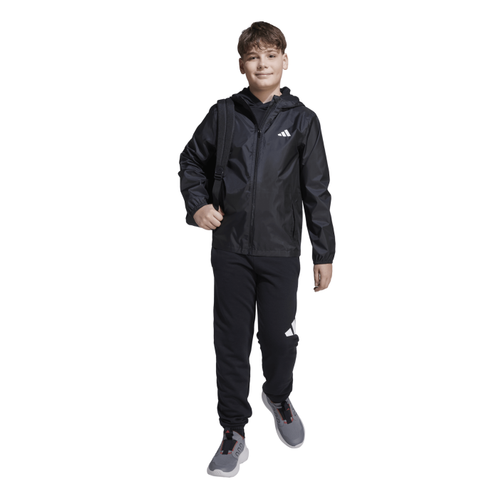 Adidas J RAIN JKT, dječija jakna, crna