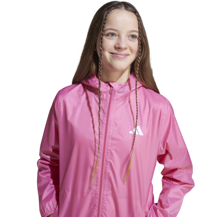 Adidas J RAIN JKT, dječija jakna, roza
