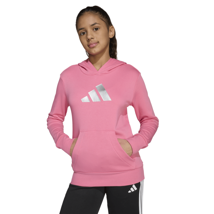Adidas JG GLAM HD, dječiji pulover, roza