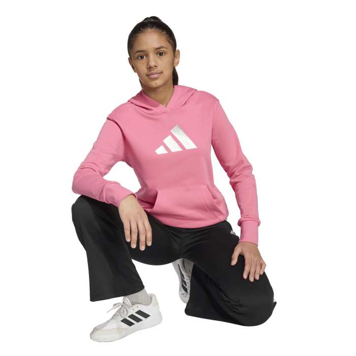 Adidas JG GLAM HD, dječiji pulover, roza