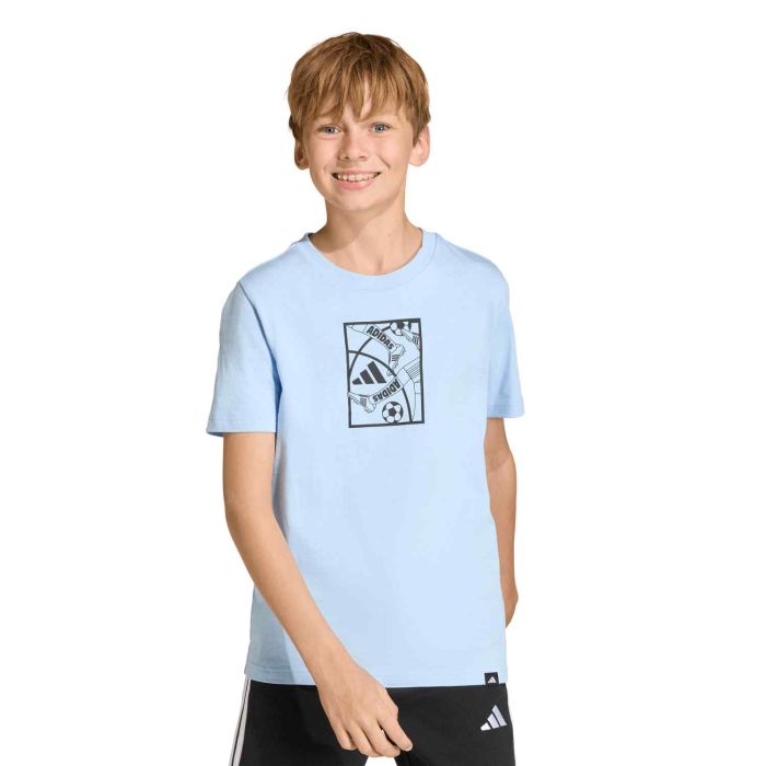 Adidas J FOOTBALL T, dječija majica, plava
