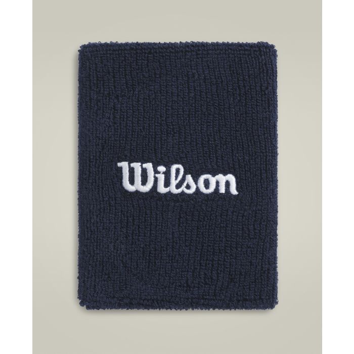 Wilson WIDE TERRY WRISTBAND, znojnica za zglob, plava