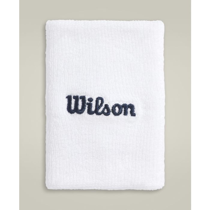Wilson WIDE TERRY WRISTBAND, znojnica za zglob, bijela