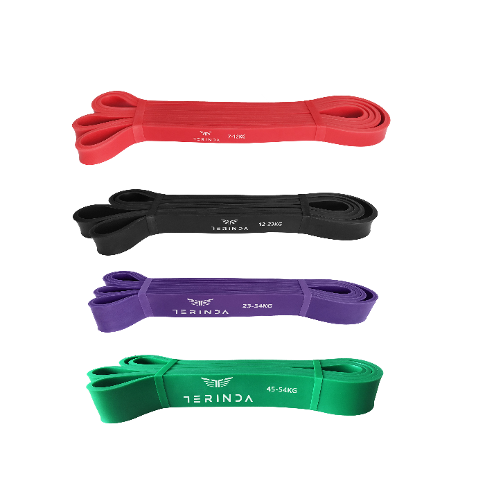 Terinda POWER BAND LATEX, traka fitnes, ljubičasta