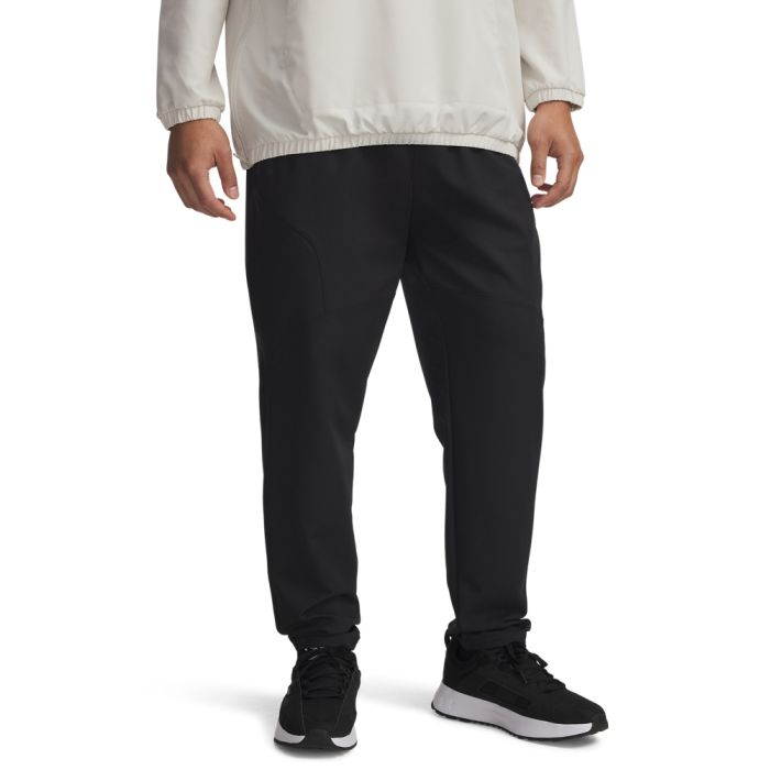 Under Armour UNSTOPPABLE TAPERED PANTS, muške hlače, crna