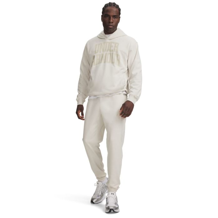 Under Armour RIVAL LW GRAPHIC JOGGER, muške hlače, bež