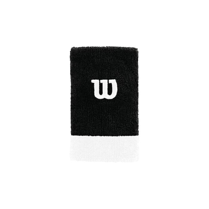 Wilson EXTRA WIDE W WRISTBAND, znojnica za zglob, crna