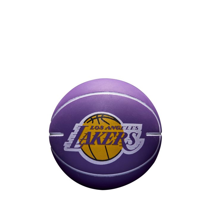 Wilson NBA DRIBBLER LA LAKERS, mini košarkaška lopta, ljubičasta