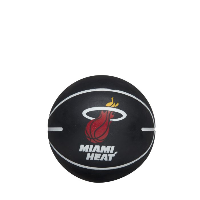 Wilson NBA DRIBBLER MIAMI HEAT, mini košarkaška lopta, crna