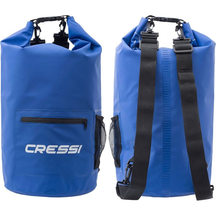 Cressi Sub DRY BAG WITH ZIP 10L, torba, plava