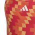 Adidas FB AOP ST GY, dječiji kupaći kostim jednodjelni, narandžasta