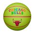 Zelena Wilson NBA TEAM NEON CHICAGO BULLS, košarkaška lopta, zelena