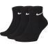 Nike U NK EVERYDAY CUSH ANKLE 3PR, muške čarape za fitnes, crna