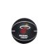 Crna Wilson NBA DRIBBLER MIAMI HEAT, mini košarkaška lopta, crna