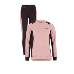 Craft CORE DRY BASELAYER SET W, donji veš žensko set, roza