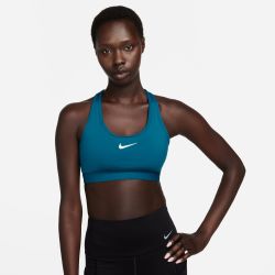 Nike W NK SWSH MED SPT BRA, ženski prsluk sportski top, plava
