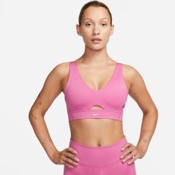 Nike W NK DF INDY PLUNGE CUTOUT BRA, ženski prsluk sportski top, roza