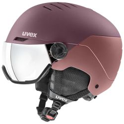 Uvex WANTED VISOR, skijaška kaciga, ljubičasta