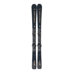 Fischer ASPIRE SLR PRO + RS 9 SLR, set ženski all mountain skija, crna