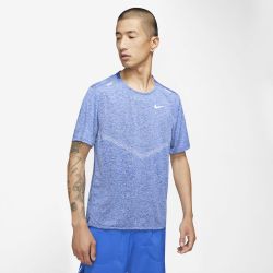 Nike M NK DF RISE 365 SS, muška majica za trčanje, plava
