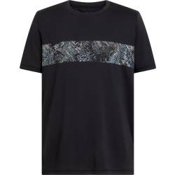 Energetics DERRIK VII SS B, dječija majica za fitnes, crna