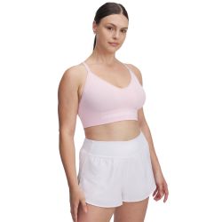 Under Armour VANISH SEAMLESS LOW BRA, ženski prsluk sportski top, roza