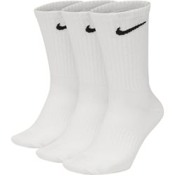 Nike U NK EVERYDAY LTWT CREW 3PR, muške čarape za fitnes, bijela
