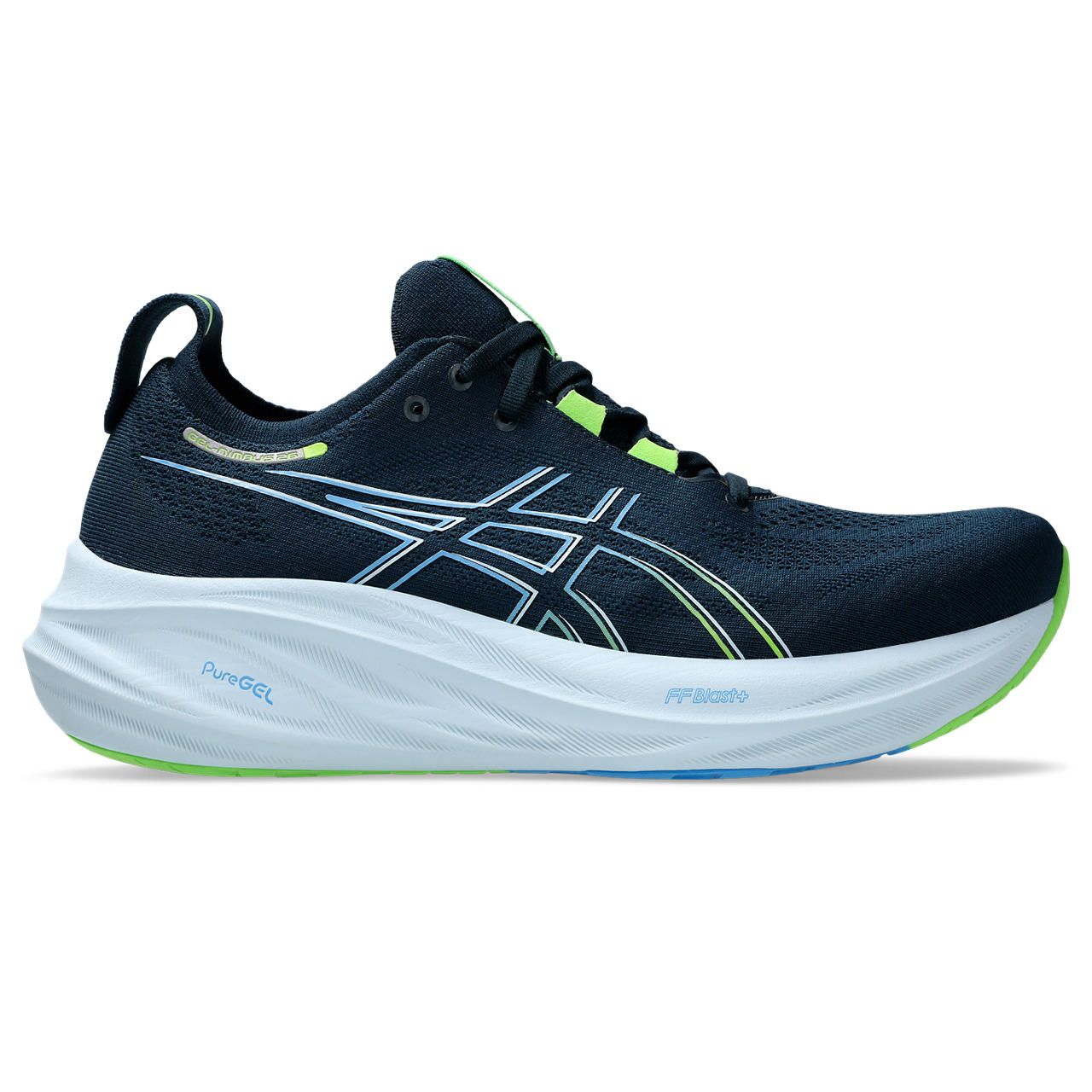 Asics GEL NIMBUS 26 mu ke patike za tr anje plava Intersport