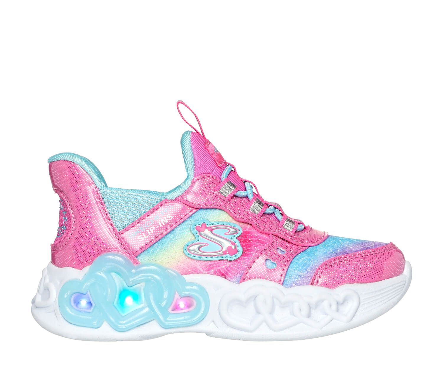 Skechers INFINITE HEART LIGHTS djecje patike za slobodno vrijeme roza Intersport