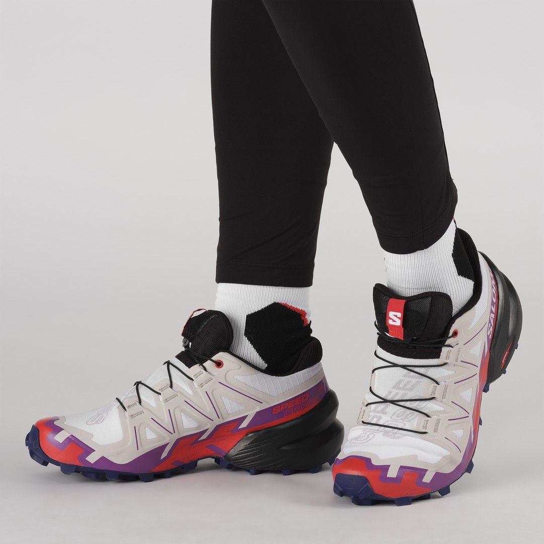 Salomon SPEEDCROSS 6 W enske patike za trail tr anje bijela