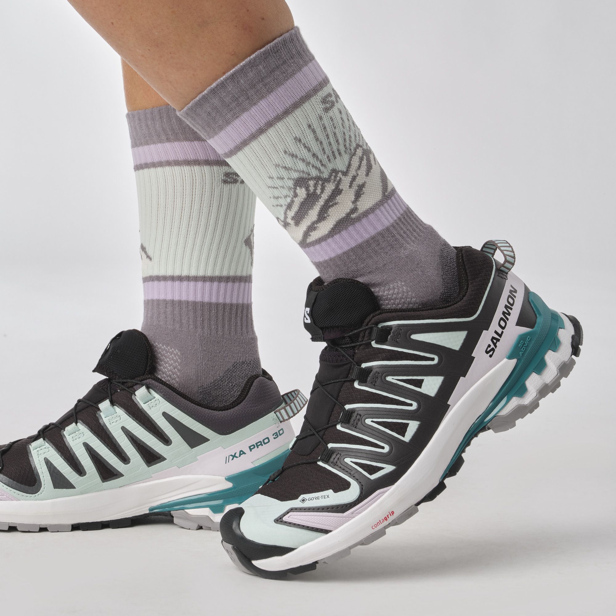 Salomon XA PRO 3D V9 GTX W enske patike za trail tr anje crna Intersport