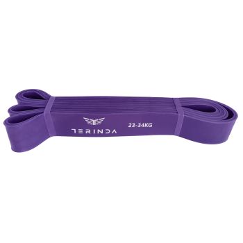 Terinda POWER BAND LATEX, traka fitnes, ljubičasta