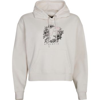 Russell Athletic HOODY SWEAT WITH GRAPHIC, ženski pulover, bež